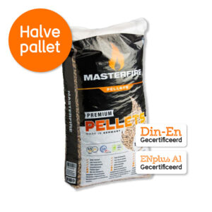Houtpellets Masterfire Premium 420 KG voorkant