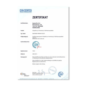 Houtpellets Houtpellets Vitaholz Premium 990 KG certificaat