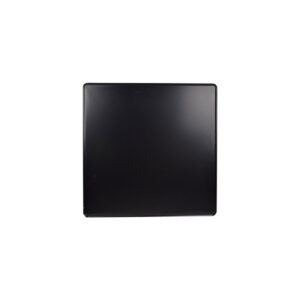 Vloerplaat 60x60 zwart (1mm m/rand)