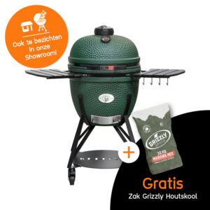 Kamado XL Groen Keij Actie Grizzly Grills Houtskool Showroom