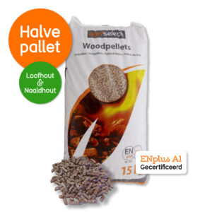 Houtpellets Agriselect Mixed Wood Halve Pellet voorkant